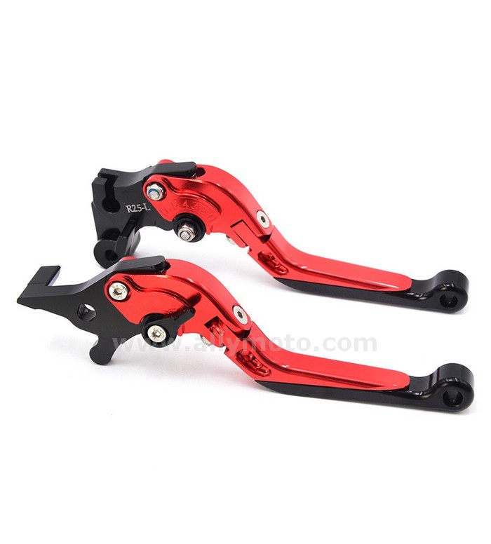 093 Mtls 001 R15 Y688 Rd Cnc Adjustable Foldable Extendable Brakes Clutch Levers Yamaha Yzf R1 2015 2016-2